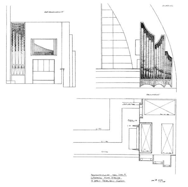 Orgelentwurf von 1983