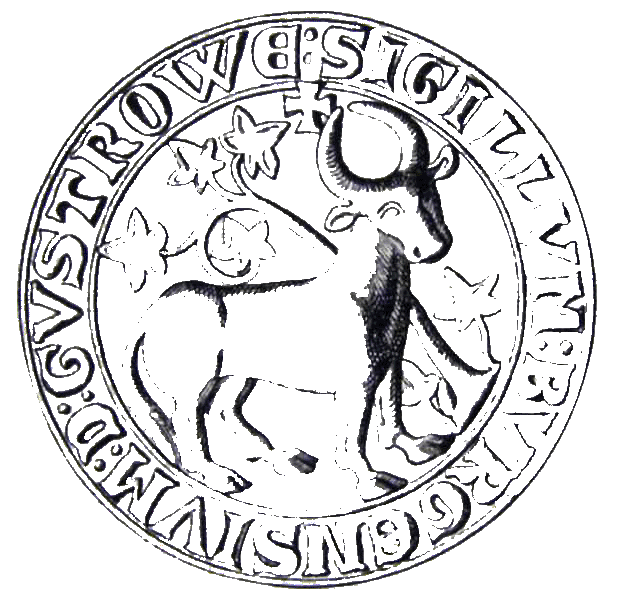 Großes Siegel der Stadt Güstrow aus dem Jahr 1293